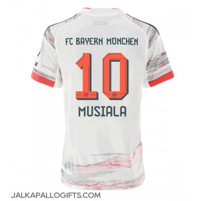 Bayern Munich Jamal Musiala #10 Vieraspaita Naiset 2025-26 Lyhythihainen Bayern Munich Jamal Musiala #10 Vieraspaita Naiset 2025-26 Lyhythihainen